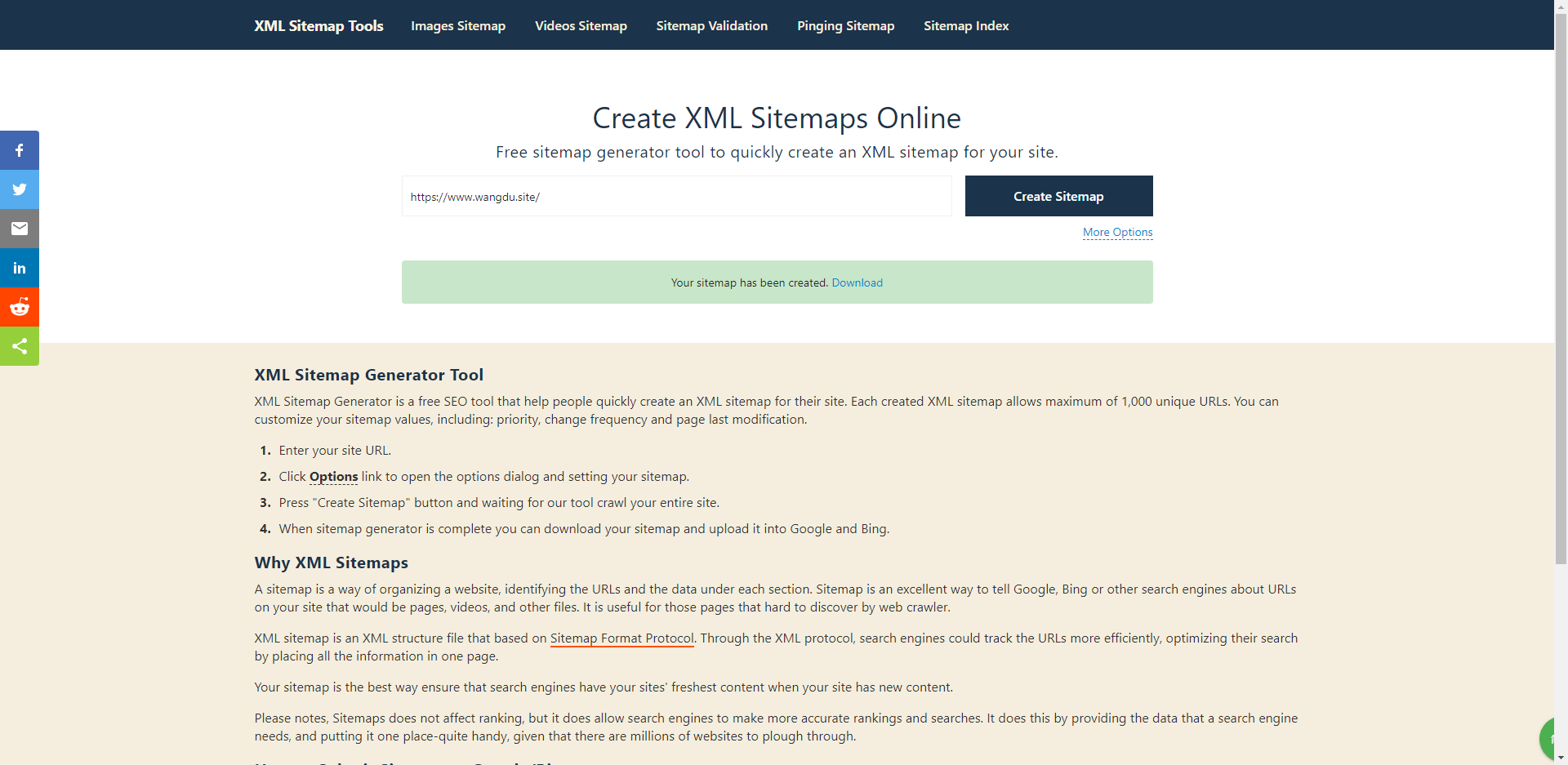 XML Sitemap Tools